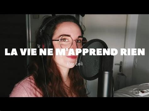 LA VIE NE M'APPREND RIEN (Daniel Balavoine) Live Par Leli