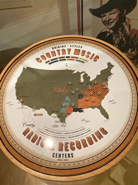 Origins of Styles of Country Music : r/MapPorn