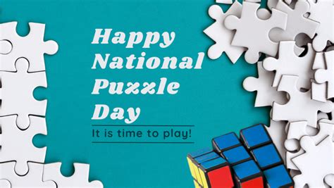 National Puzzle Day is January 29th | A Day of Puzzling Fun