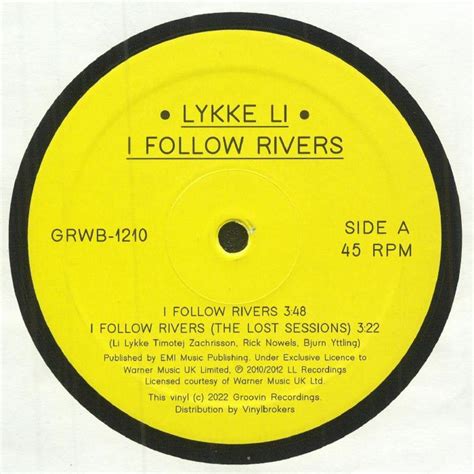 LYKKE LI - I Follow Rivers (reissue) Vinyl at Juno Records.