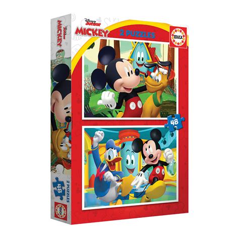 2x Puzzle 48 Mickey Mouse Fun House | GirosWorld