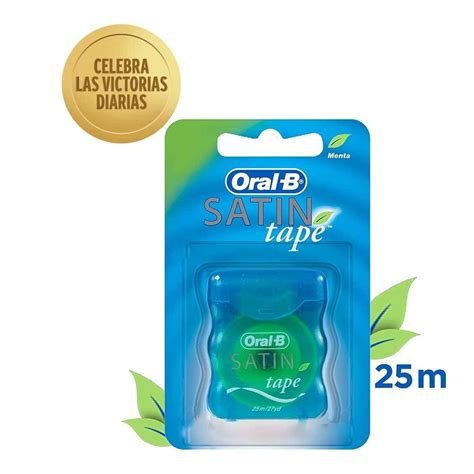 Hilo dental Oral-B SatinFloss menta 25 m | Walmart