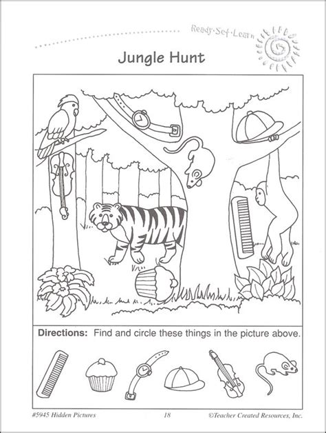 Easy+Hidden+Picture+Worksheets Art Activities For Kids, Preschool ...