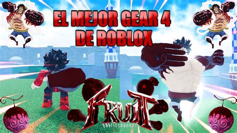 EL MEJOR GEAR FOURTH DE ROBLOX | FRUIT BATTLEGROUNDS | TS RUBBER SHOWCASE | CUARTA MARCHA