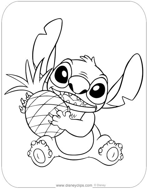 Lilo Stitch Coloring Page Stitch Coloring Pages Disney Coloringcoloring ...