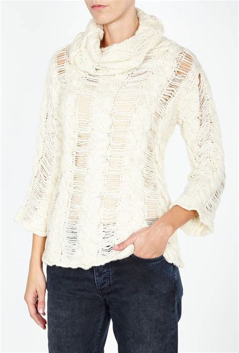 Cream Comino Ladder Jumper By Denham | Fashion outlet, Fashion design ...