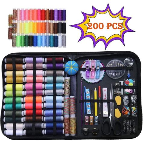 Sewing Kit 200Pcs Set Of High-quality Sewing Supplies, 41 XL Spools ...