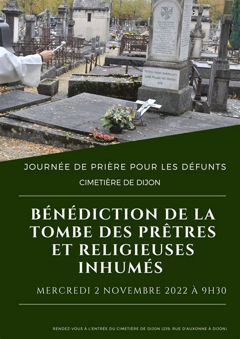 Journée de prière pour les défunts : bénédiction des Cimetières ...