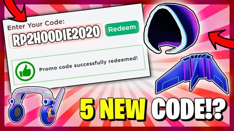 *5 NEW Code!?* ALL NEW PROMO CODES in ROBLOX !!? (November 2020) - YouTube