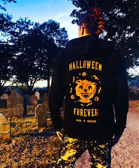 Halloween Forever Zip up Hoodie - Etsy