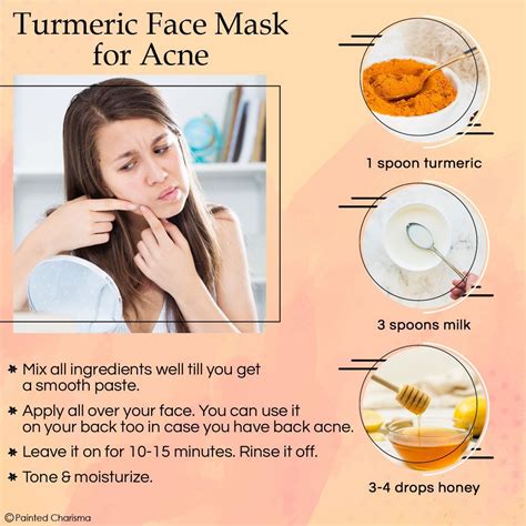 Turmeric Face Mask For Acne | Home remedies for pimples, Turmeric face ...