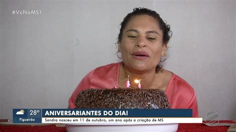 Sandra nasceu em 11 de outubro, um ano após a criação de MS