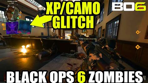 BO6 CAMO GLITCH ZOMBIES XP GLITCH ZOMBIES BO6 BLACK OPS 6 ZOMBIES ...