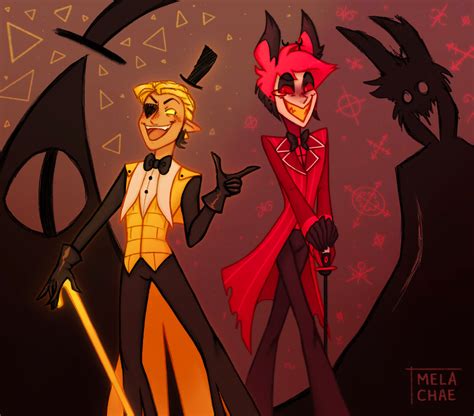 Alastor and Bill Print Hazbin Hotel X Gravity Falls - Etsy