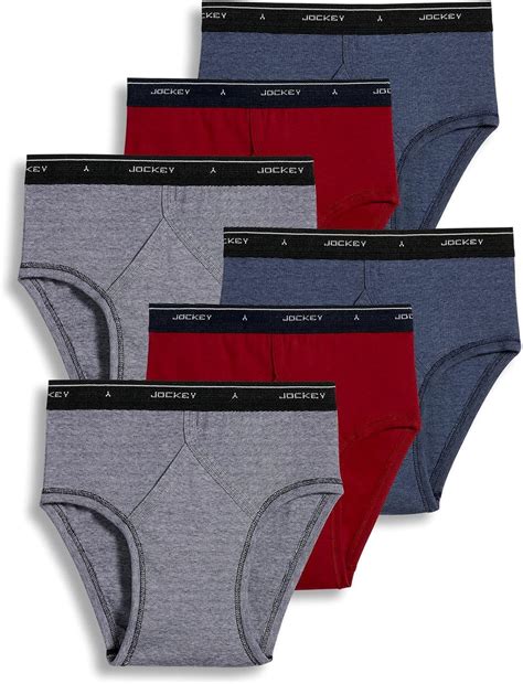 Jockey Men's Underwear Classic Low Rise Brief - 6 Pack at Amazon Men’s ...