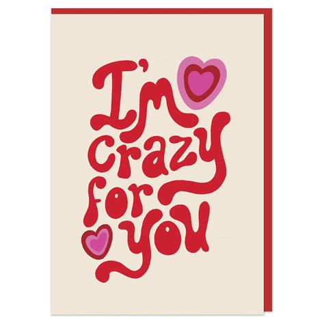 I'm Crazy For You Card | Raspberry Blossom – Outer Layer