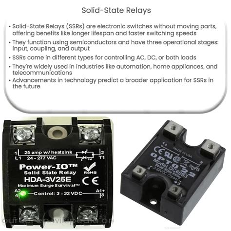 Solid-State Relays | How it works, Application & Advantages