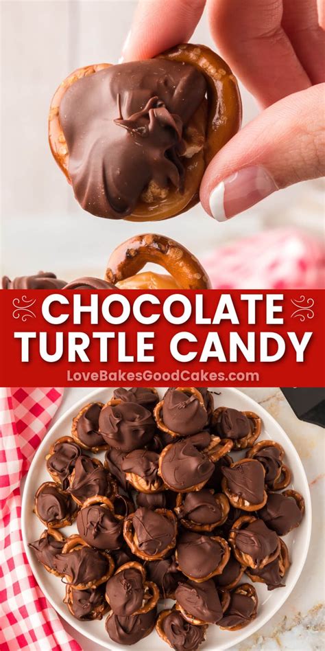 This recipe for Chocolate Turtle Candy combines chocolate, caramel, and ...