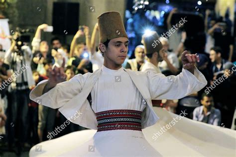 Syrian Dancers Perform Traditional Dervish Dance Editorial Stock Photo ...