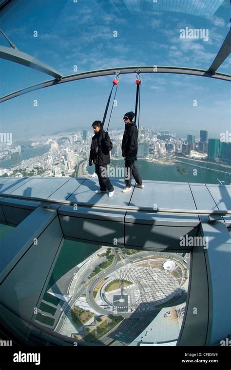 Macau tower bungee jump hi-res stock photography and images - Alamy