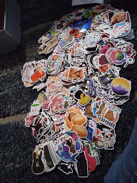 My sticker collection... : r/Collections