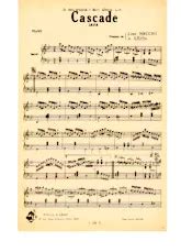 Accordion-scores.com | Sheet music Cascade for accordion to download in PDF