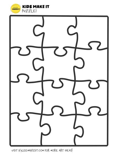 Kylee Makes It - Puzzle Printable