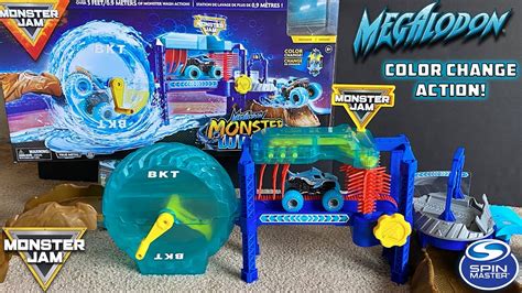 SPIN MASTER MONSTER JAM MEGALODON MONSTER WASH PLAYSET