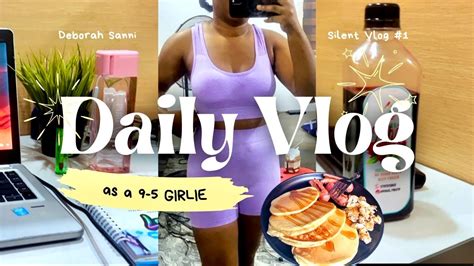 DAILY VLOG | days in my life | 9 to 5 girlie | Silent Vlog - YouTube