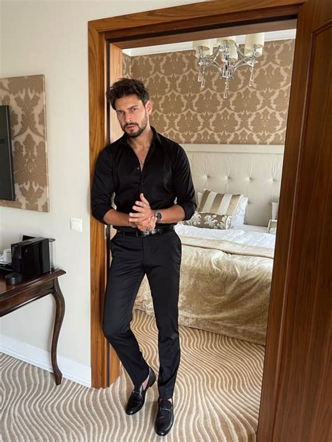 Rate this outfit ♠️ | Mens outfits, Black outfit men, Shirt outfit men