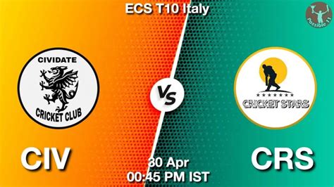 CIV vs CRS Match Preview, Team Analysis, Live - Cricket - 30-Apr-2024 ...