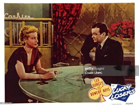 Leo Gorcey, Hillary Brooke, 1950. News Photo - Getty Images