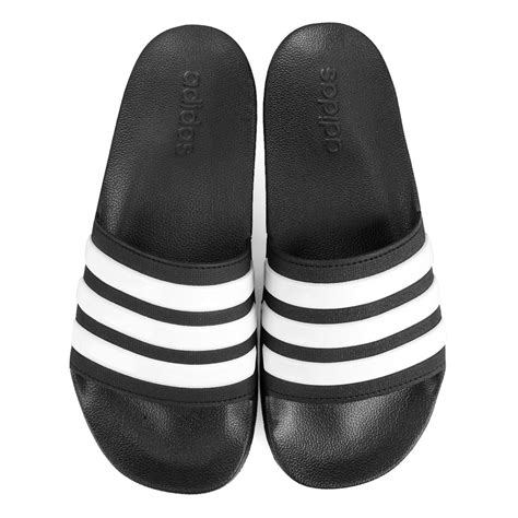 Chinelo Slide Adidas Adilette Cloudfoam Masculino - Preto e Branco ...