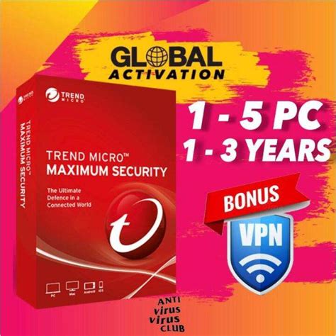 TREND MICRO MAXIMUM SECURITY LATEST VERSION - ORIGINAL ANTIVIRUS ...