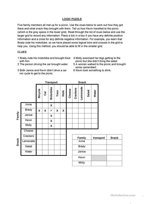 Printable Puzzles For Adults | Logic Puzzle Template - Pdf | Puzzles ...