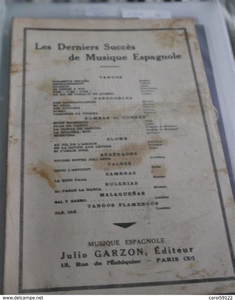 Partitions musicales anciennes - Partition de 