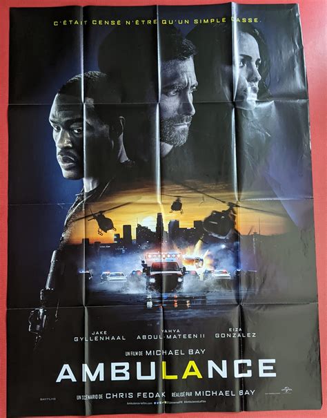 Affiche de cinéma du film Ambulance - Cinéma Paradisio Affiches