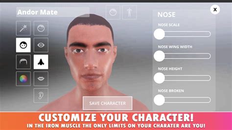 Iron Muscle Bodybuilding game by Andor Mate