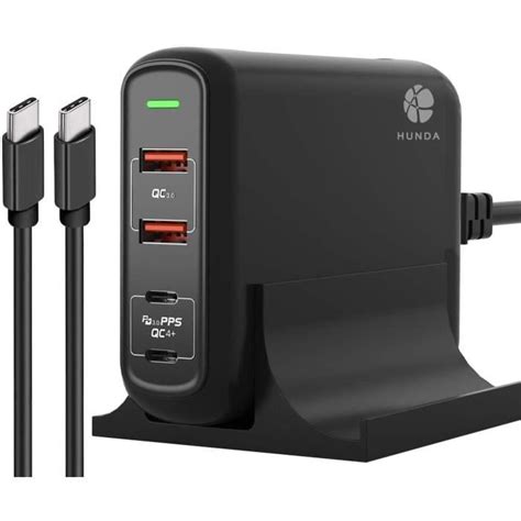 Chargeur Usb-C 150W 4-Port Usb Pd Chargeur Station Avec Pps & 3.0 ...