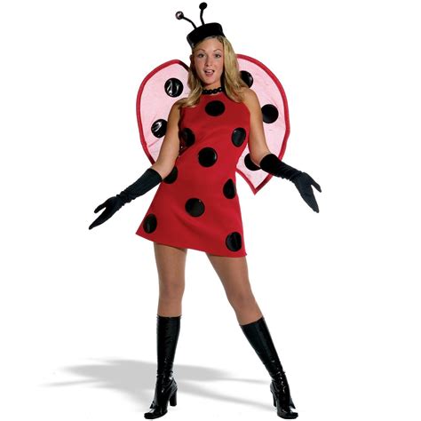 Lady Bug Deluxe Adult Costume Description: In vogue insect! The Lady ...