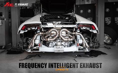 Lamborghini Huracán equipado com escape inteligente