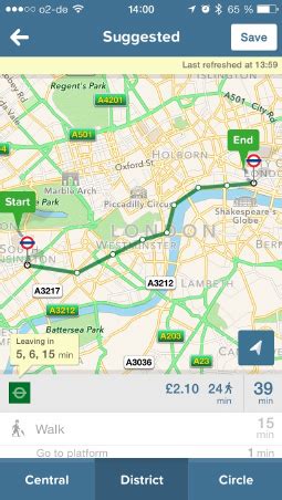 The London Citymapper is a very advanced application which is ...