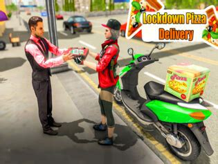 Lockdown Pizza Delivery . Online Games . BrightestGames.com