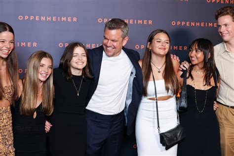 Matt Damon Takes His Daughters to Oppenheimer Premiere | POPSUGAR ...