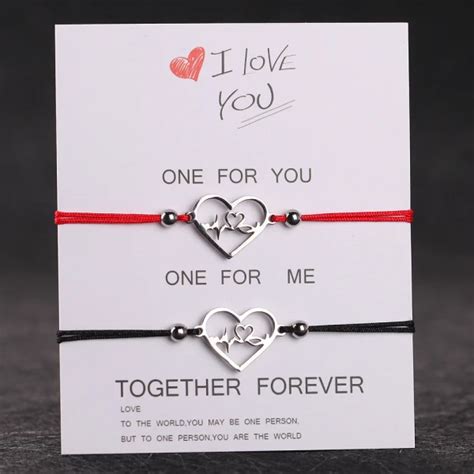 Bracelet Assorti Couple | Bijoux Porte Bonheur et Amour | Bracelet-Couple
