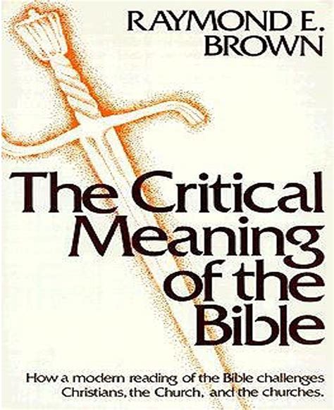 THE CRITICAL MEANING OF THE BIBLE - Librerija Preca