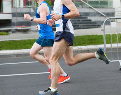 Running Men. Athleting Young Men. Run Sportsmans.Marathon Runners.Sport ...