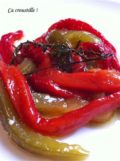 Ça croustille !: POIVRONS CONFITS