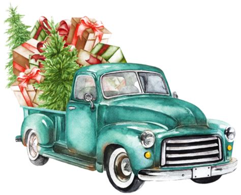 Truck Watercolor at PaintingValley.com | Explore collection of Truck ...