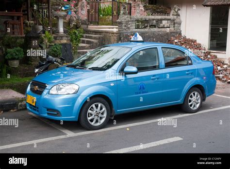 Bluebird taxi in Ubud Bali Indonesia Stock Photo, Royalty Free Image ...